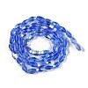 Electroplate Glass Beads Strands GLAA-Q101-03A-AB03-2