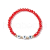 3Pcs Glass Beads Stretch Bracelets BJEW-JB11577-3