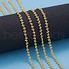 Handmade Brass Beaded Chains CHC-I006-02G-8