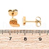 304 Stainless Steel Stud Earrings X-EJEW-P126-22-2