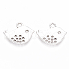 Tibetan Style Alloy Charms TIBEP-S319-088AS-RS-1