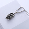 Retro Rock Punk Men's Skull Wolf Stainless Steel Pendant Necklaces KY0684-5