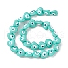 Evil Eye Resin Beads Strands RESI-F040-01H-2