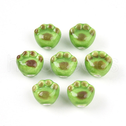 Handmade Porcelain Beads PORC-N009-06A-1