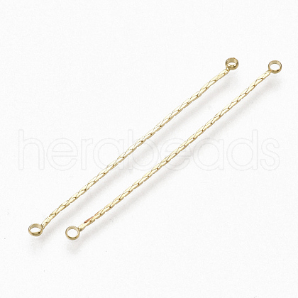 Brass Coreana Chain Links connectors KK-S348-333-1