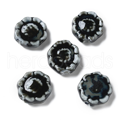 Handmade Porcelain Beads PORC-L080-G01-1