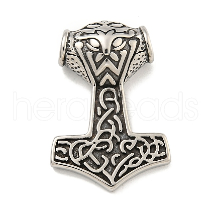 316 Surgical Stainless Steel Pendants STAS-E212-101AS-1