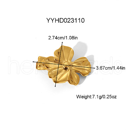 Stainless Steel Alligator Hair Clips for Women Side High-end Hair Accessory WY3870-3-1