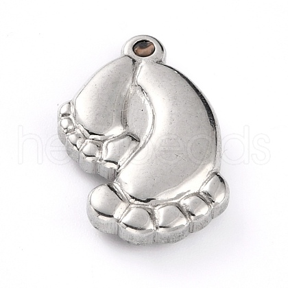 304 Stainless Steel Pendants STAS-B005-05P-1