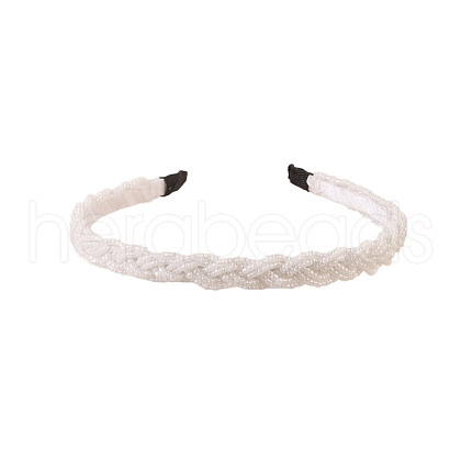 Glass Seed Beads Hair Bands PW-WGFC1BF-02-1