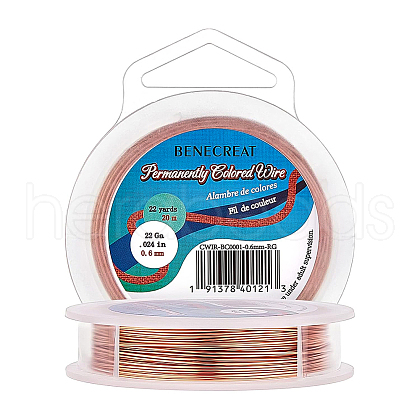 Craft Copper Wire CWIR-BC0001-0.6mm-RG-1