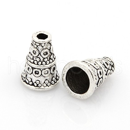 Tibetan Style Alloy Bead Cone LF0806Y-NF-1