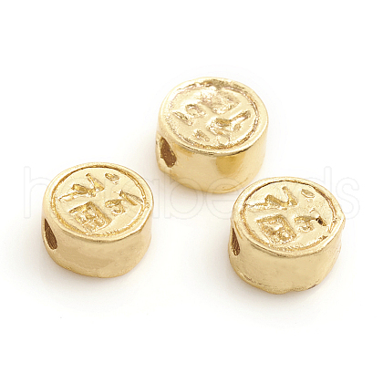 Matte Style Brass Beads X-KK-L155-16MG-1