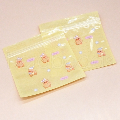 Cartoon Square Plastic Yin-yang Zip Lock Bags PW-WGB57A2-10-1