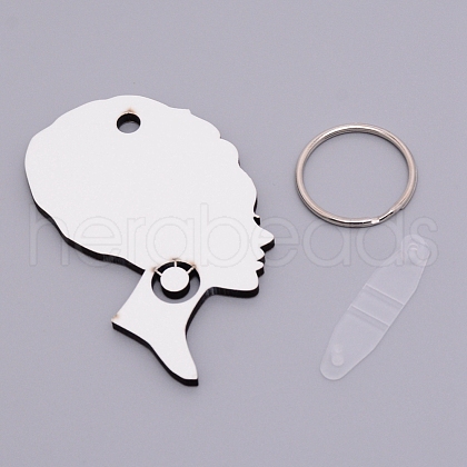 Sublimation Blanks Keychains KEYC-WH0018-28-1