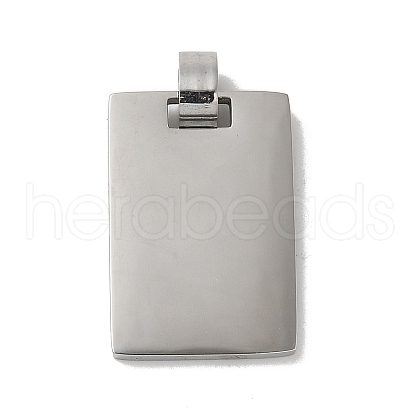 Non-Tarnish 304 Stainless Steel Pendants STAS-K270-12B-P-1
