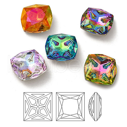 K9 Glass Rhinestone Cabochons RGLA-P036-09A-M-1