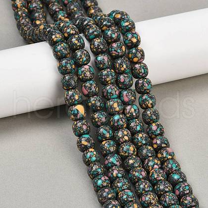 Natural Agate Beads Strands G-U030-D01-10mm-1