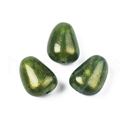 Opaque Acrylic Beads MACR-N009-021D-1