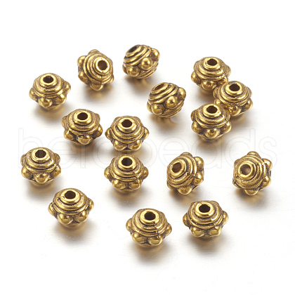 Tibetan Style Alloy Spacer Beads X-GLF1017Y-1