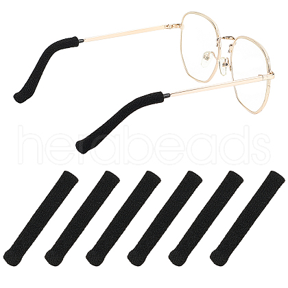 ANATTASOUL 5 Pairs Woolen Yarn Elastic Eyeglasses Temple Tips Sleeve Retainer FIND-AN0001-53-1