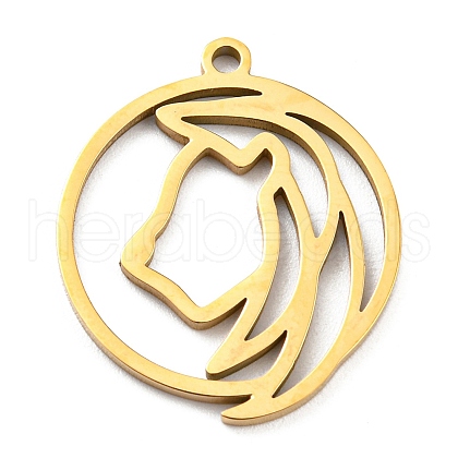 304 Stainless Steel Pendants STAS-Z043-01E-1