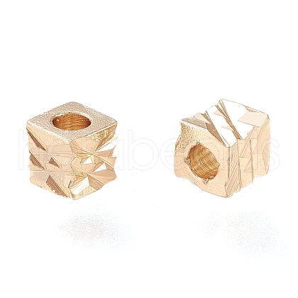 Brass Spacer Beads X-KK-H101-05LG-1