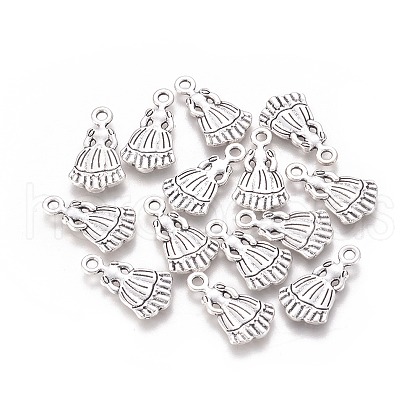 Tibetan Style Alloy Dress Pendants TIBEP-941-AS-LF-1
