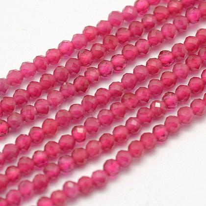 Faceted Synthetic Quartz Beads Strands G-F507-01A-1