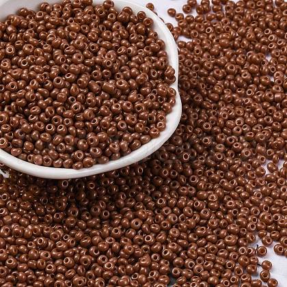 8/0 Baking Paint Glass Seed Beads SEED-M012-02A-49-1