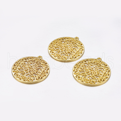 Alloy Pendants PALLOY-ZN33091-G-FF-1