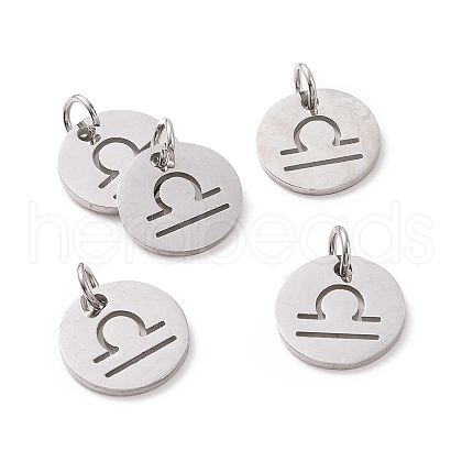 Non-Tarnish 304 Stainless Steel Charms STAS-Q201-T445-7S-1