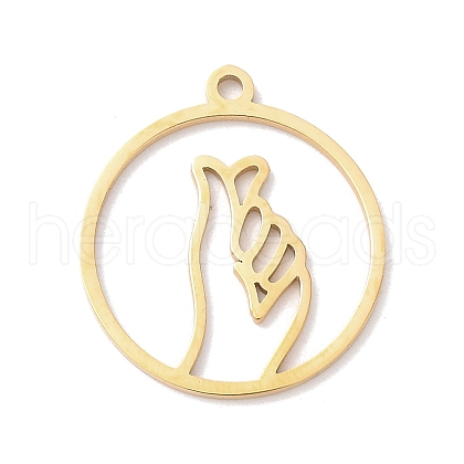 304 Stainless Steel Pendants STAS-Z131-01C-G-1