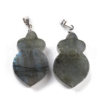 Natural Labradorite Pendants G-A203-02B-P-1