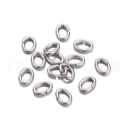 Tarnish Resistant 304 Stainless Steel Jump Rings X-STAS-F221-40P-M-1