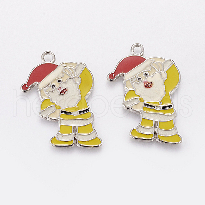 Alloy Enamel Pendants X-EAP017Y-2-1