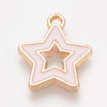 Alloy Enamel Pendants ENAM-Q425-24-1