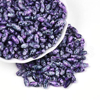Baking Paint Glass Seed Beads SEED-N008-06F-1