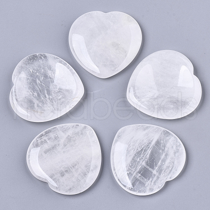 Mother's Day Gifts Natural Quartz Crystal Thumb Worry Stone G-N0325-01W-1