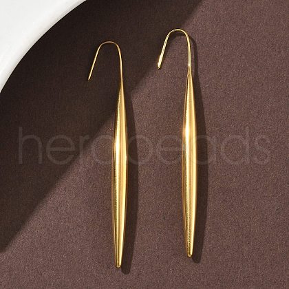 304 Stainless Steel Dangle Earrings EJEW-F375-01A-G-1