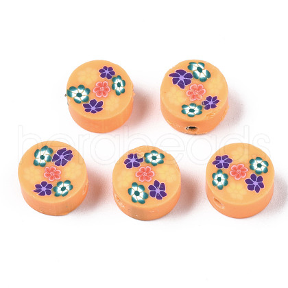 Handmade Polymer Clay Beads CLAY-N008-039H-1