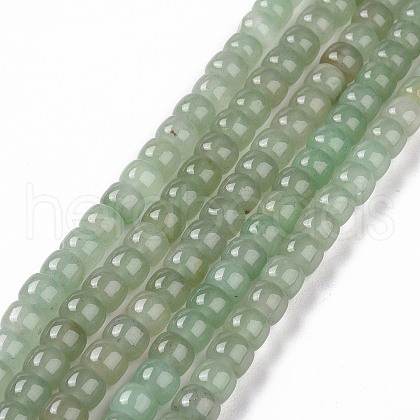 Natural Green Aventurine Beads Strands G-G990-C02-1