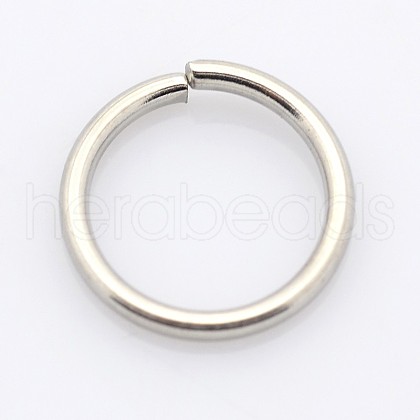 Tarnish Resistant 304 Stainless Steel Open Jump Rings A-STAS-E067-05-7mm-1