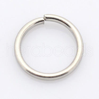 304 Stainless Steel Open Jump Rings A-STAS-E067-05-7mm-1