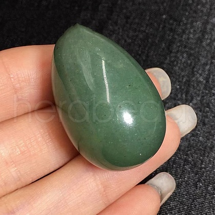 Natural Green Aventurine Egg Shaped Palm Stone PW23051697316-1