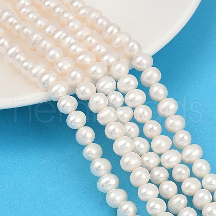 Natural Cultured Freshwater Pearl Beads Strands PEAR-I007-07Y-10A-1