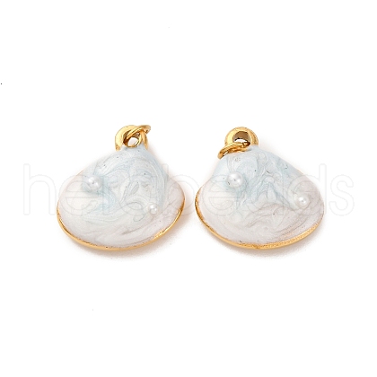 304 Stainless Steel Enamel Charms STAS-H475-03G-1