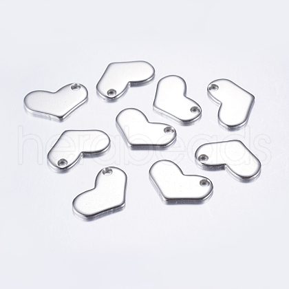 201 Stainless Steel Stamping Blank Tag Charms STAS-L198-22P-1