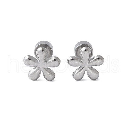 304 Stainless Steel Stud Earrings for Women EJEW-E603-05G-P-1