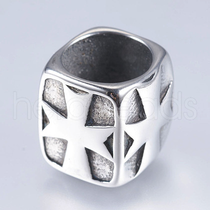 304 Stainless Steel Beads STAS-I072-059AS-1
